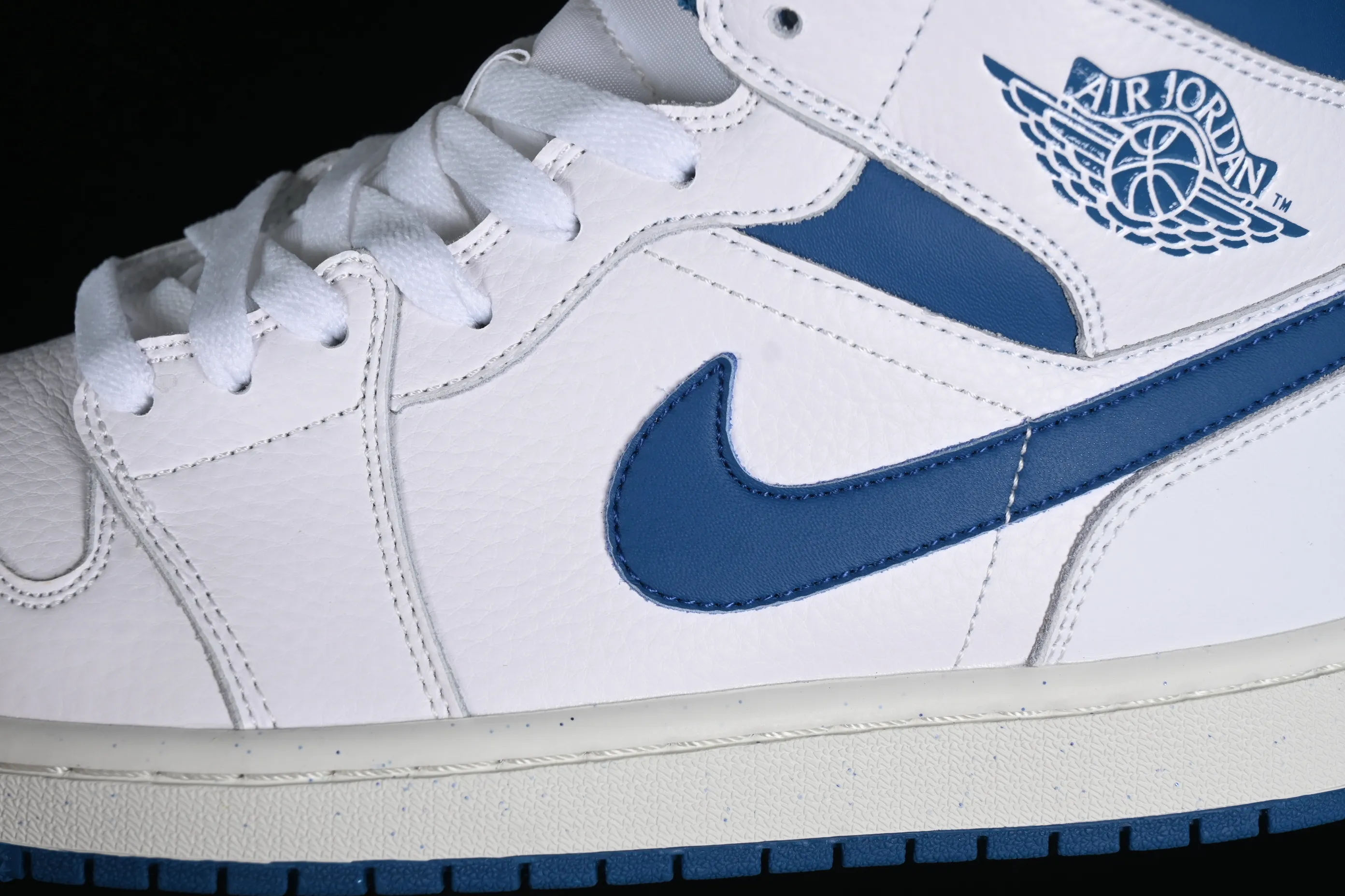 All categories Air Jordan Jordan series basketball shoes Air Jordan 1 Mid Air Jordan 1 Mid "Industrial Blue" AJ1 Joe 1 smoke gray jade Chinese culture basketball shoes FN5215-141